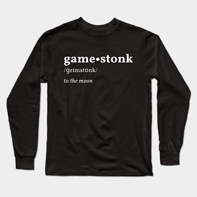 Gamestonk Long Sleeve T-Shirt by kareemelk